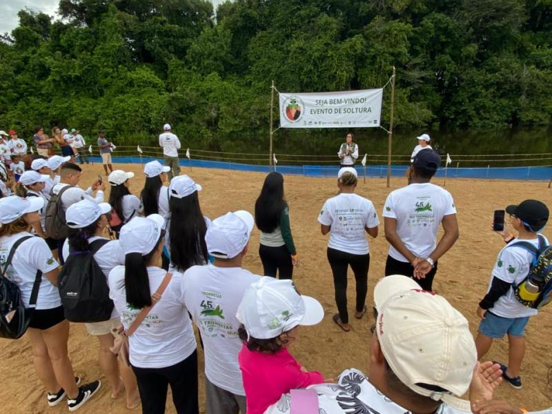 8 mil filhotes de Tartaruga-da-amazônia foram devolvidos à natureza em Oriximiná, no oeste&nbsp;paraense